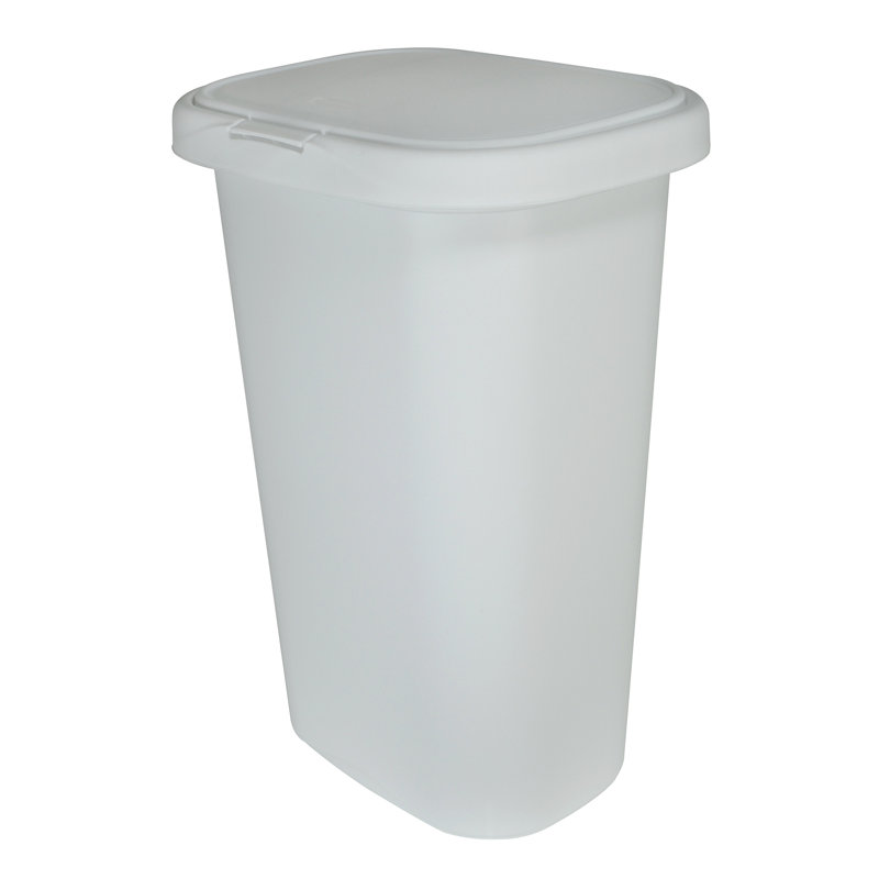 Rubbermaid 13 Gallon Rectangular SpringTop Lid Wastebasket Trash Can
